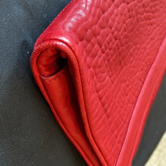 Alexander Wang Full Grain Leather Fold Over Clutch - Picture 16 of 16